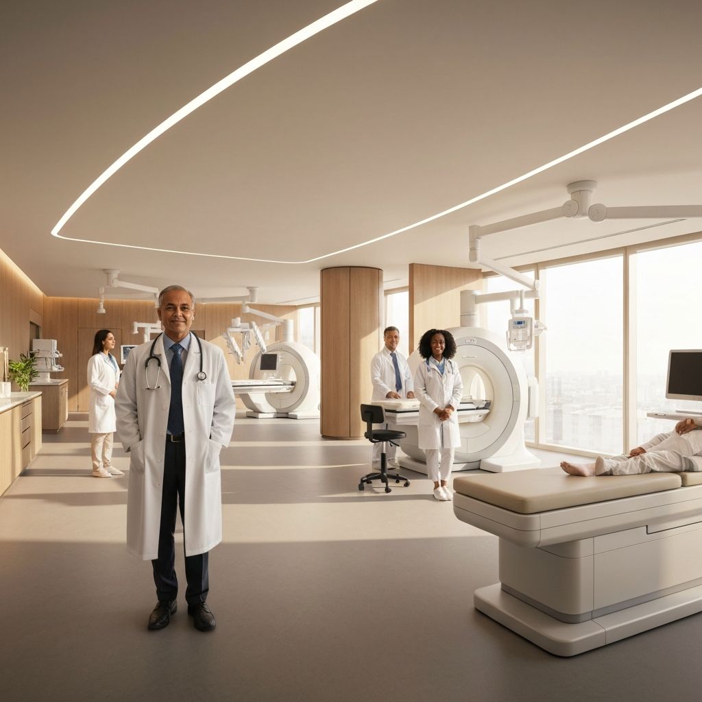 Modern medical clinic